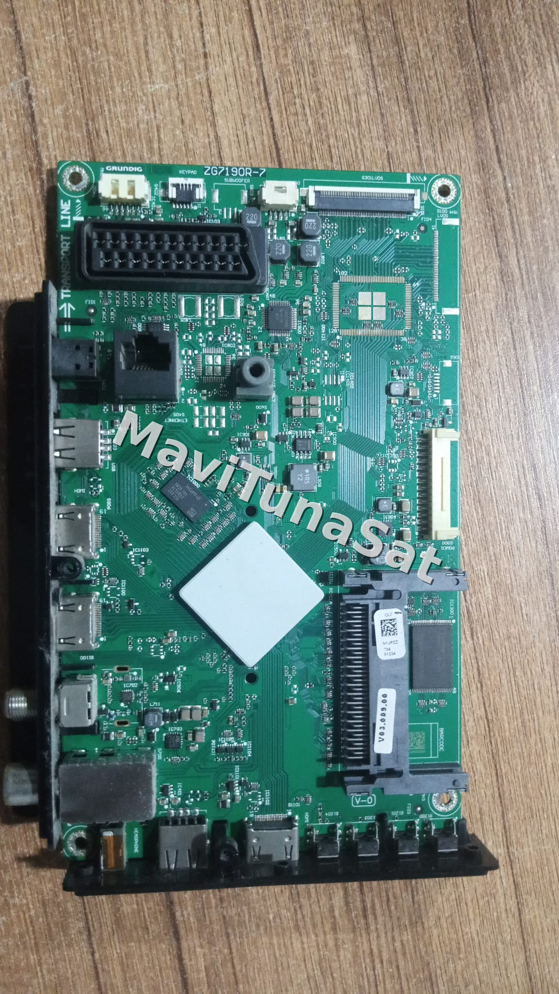 ZG7190R-7, N1JFZZ, ARÇELİK A49L 6652 5B, 057D49-B61, MAINBOARD, ANAKART