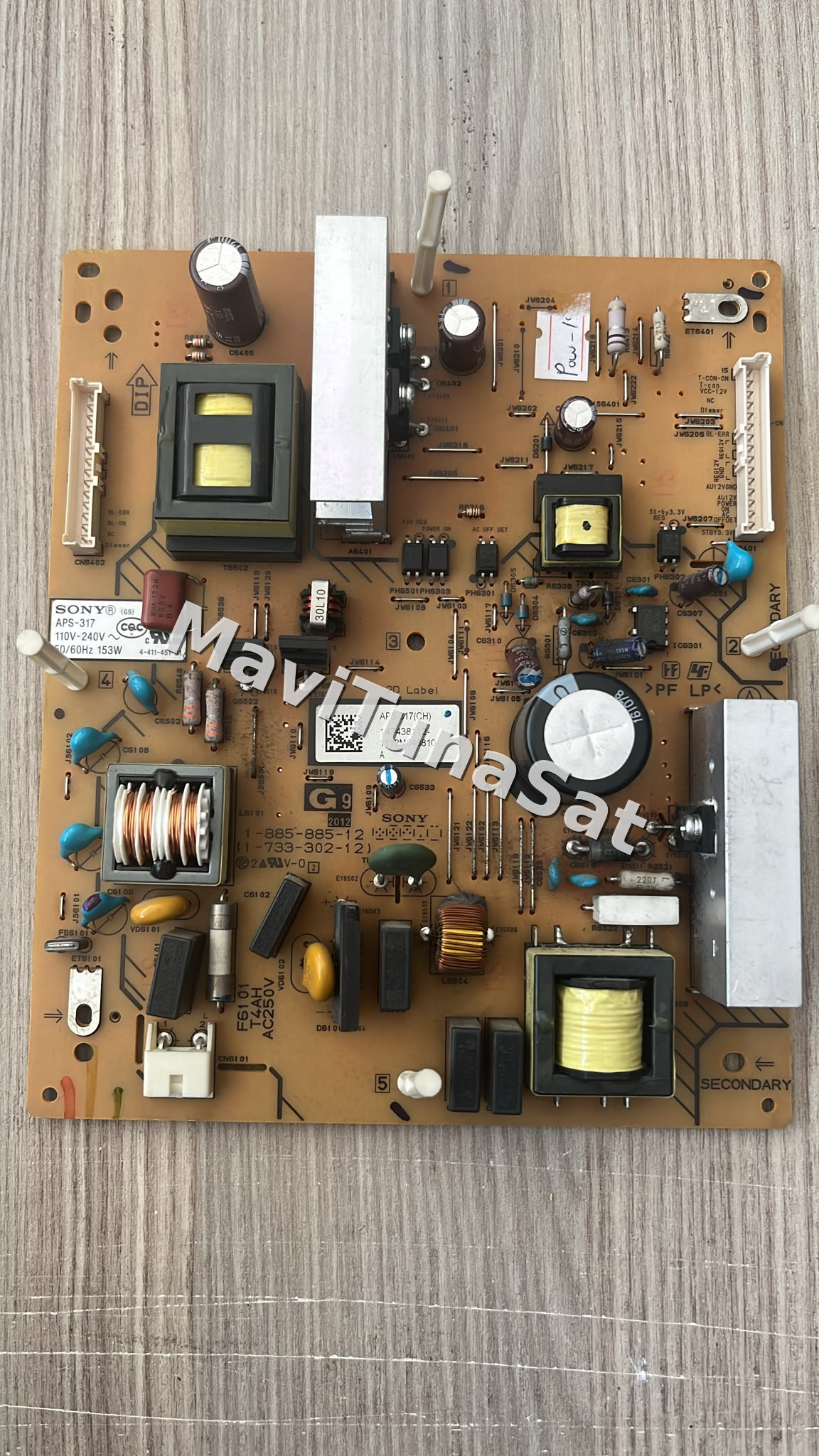 APS-317 , 1-885-885-12 , 1-733-302-12 , SONY POWER BOARD