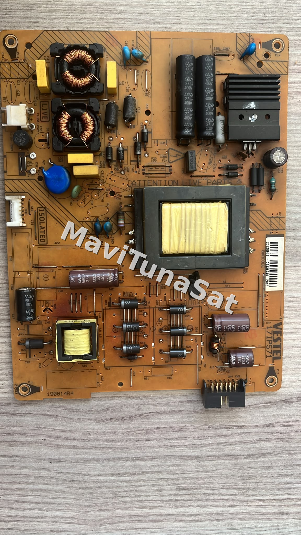VESTEL 40FA5050 Power Board , 17IPS71 , 23220956 , VES400UNDS-2D-N03