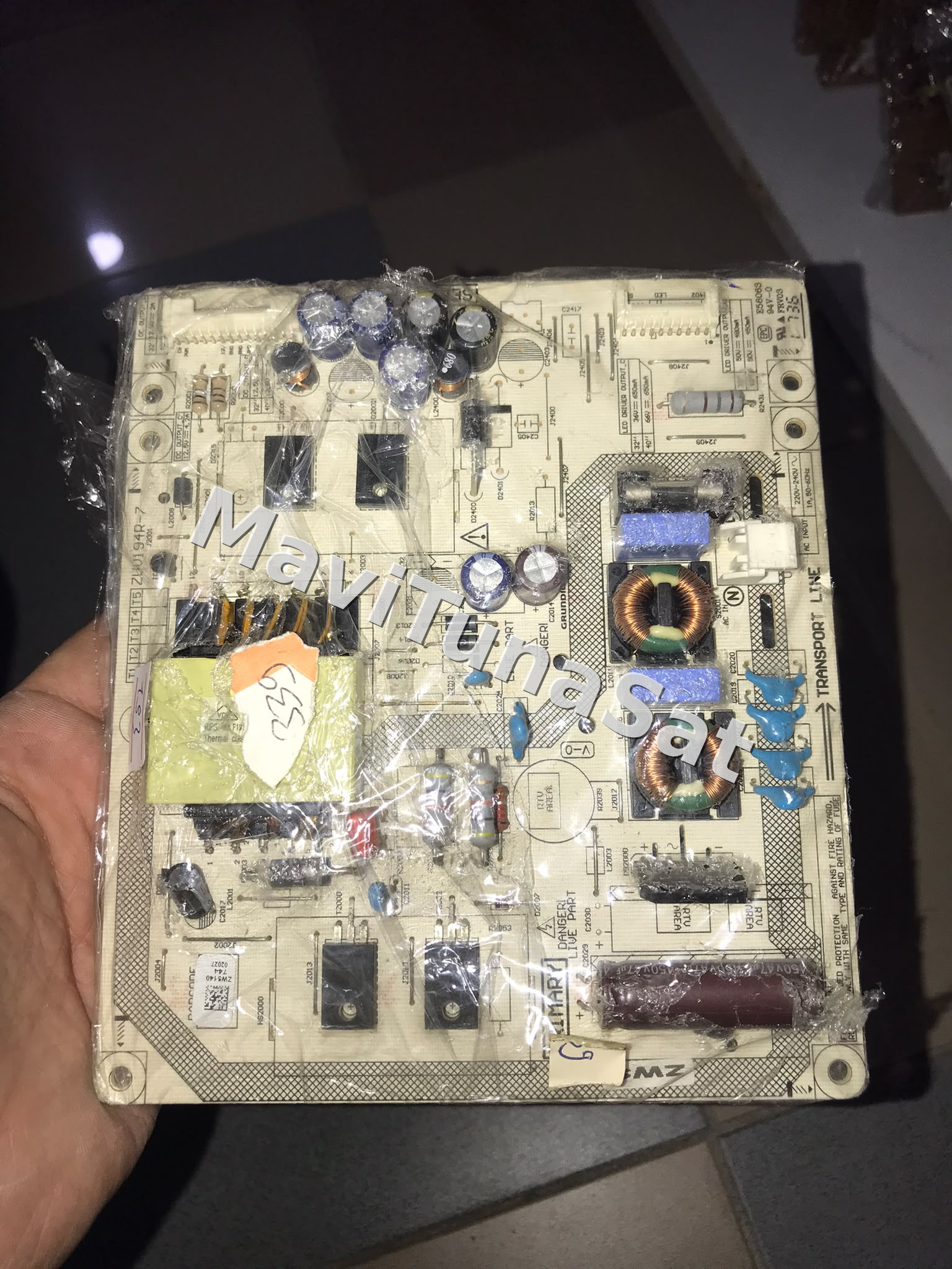 ZUV194R-7, WBK140, Arçelik A43L6760 5B, Power Board, LC430DUY-SHA1, 057D43C35P