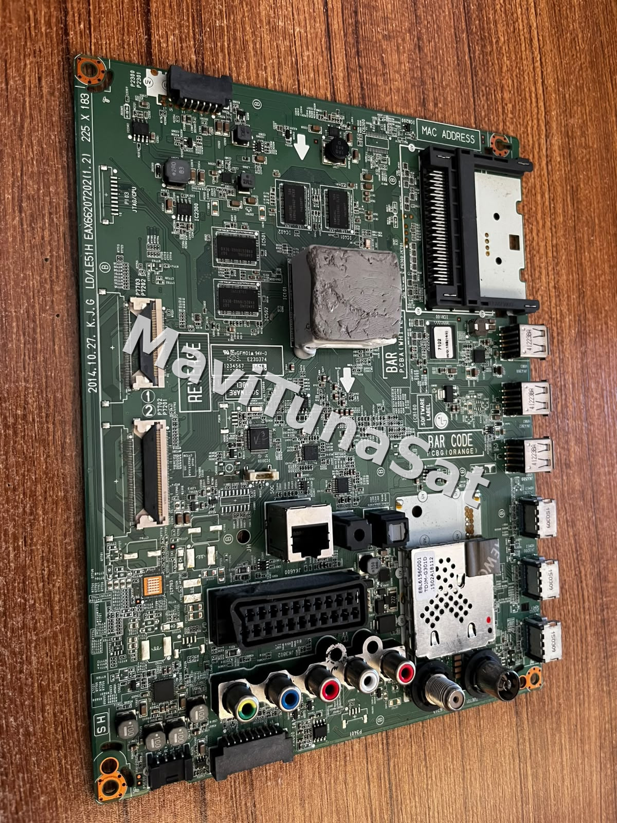 EAX66207202 (1.2), EAX66207202 (1.0), EBT63724603, EBR80067109, LG 50LF650V-ZB, LG 50LF650, Main Board, Ana Kart, LC500DUH-MGP1, LG Display